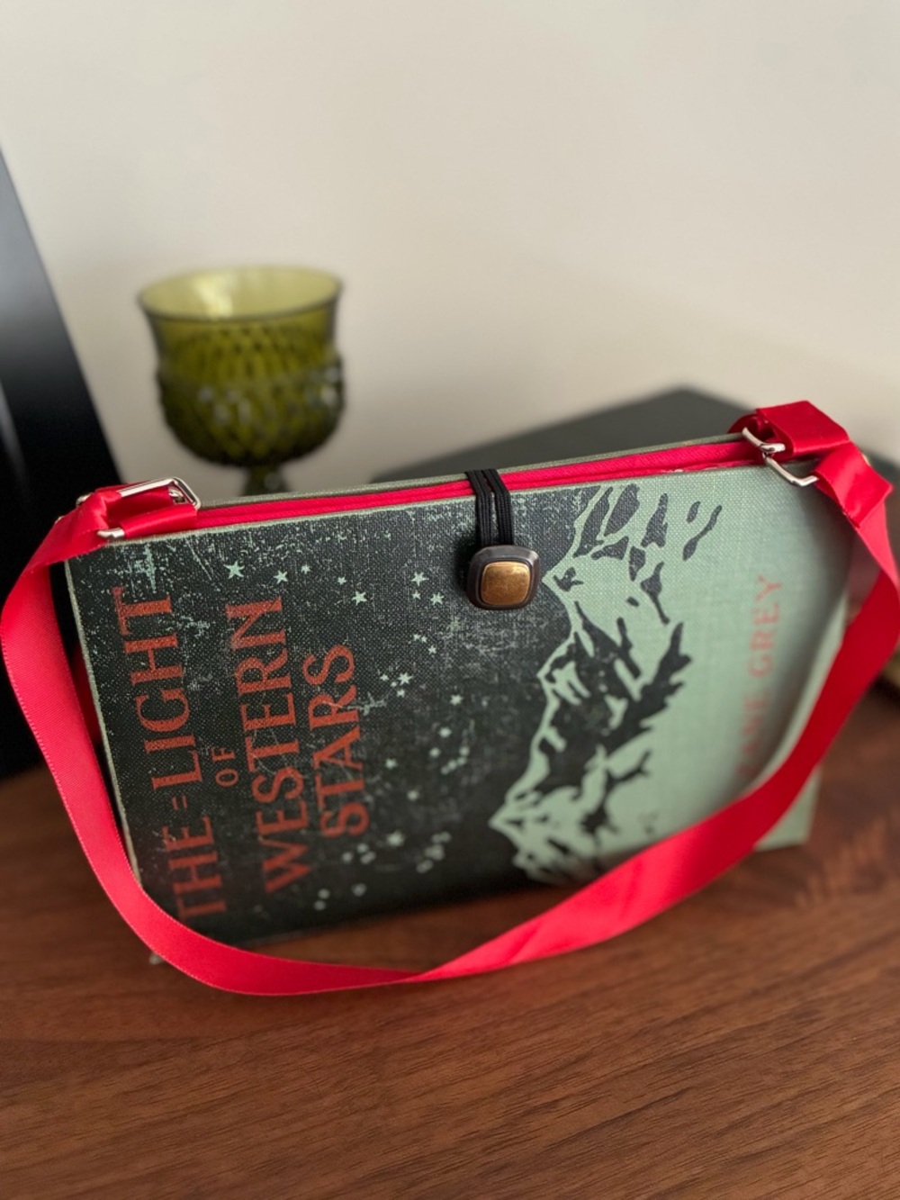 Handmade Book Purse Upcycled Vintage Book Cover Literary One of a Kind Bag